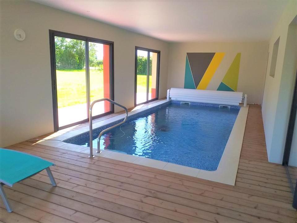 Maison Avec Piscine Interieure Privee Sans Vis A Vis Chauffee Toute L Annee Quiévrecourt Exterior foto