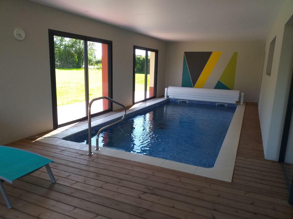 Maison Avec Piscine Interieure Privee Sans Vis A Vis Chauffee Toute L Annee Quiévrecourt Exterior foto